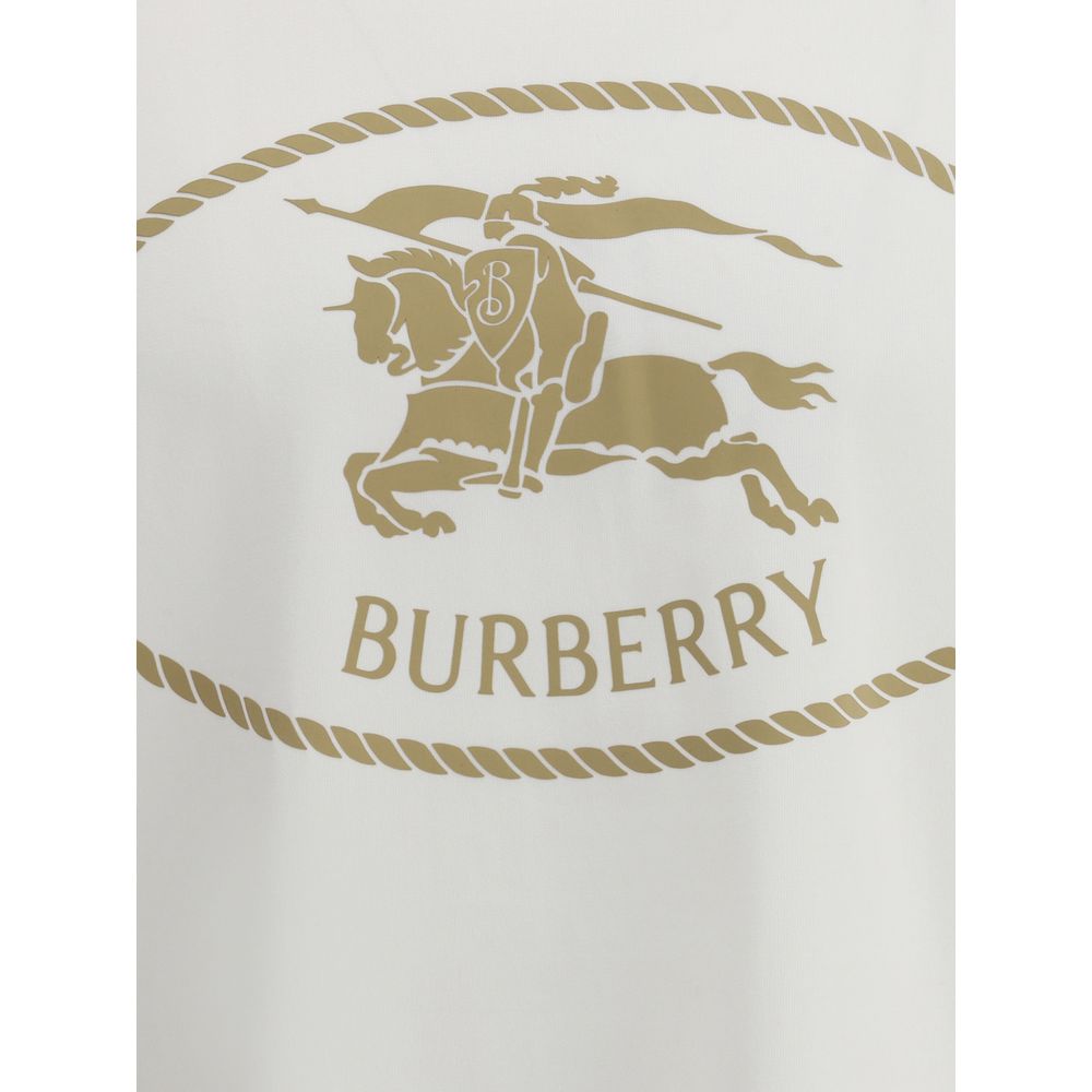 Burberry White Cotton T-Shirt