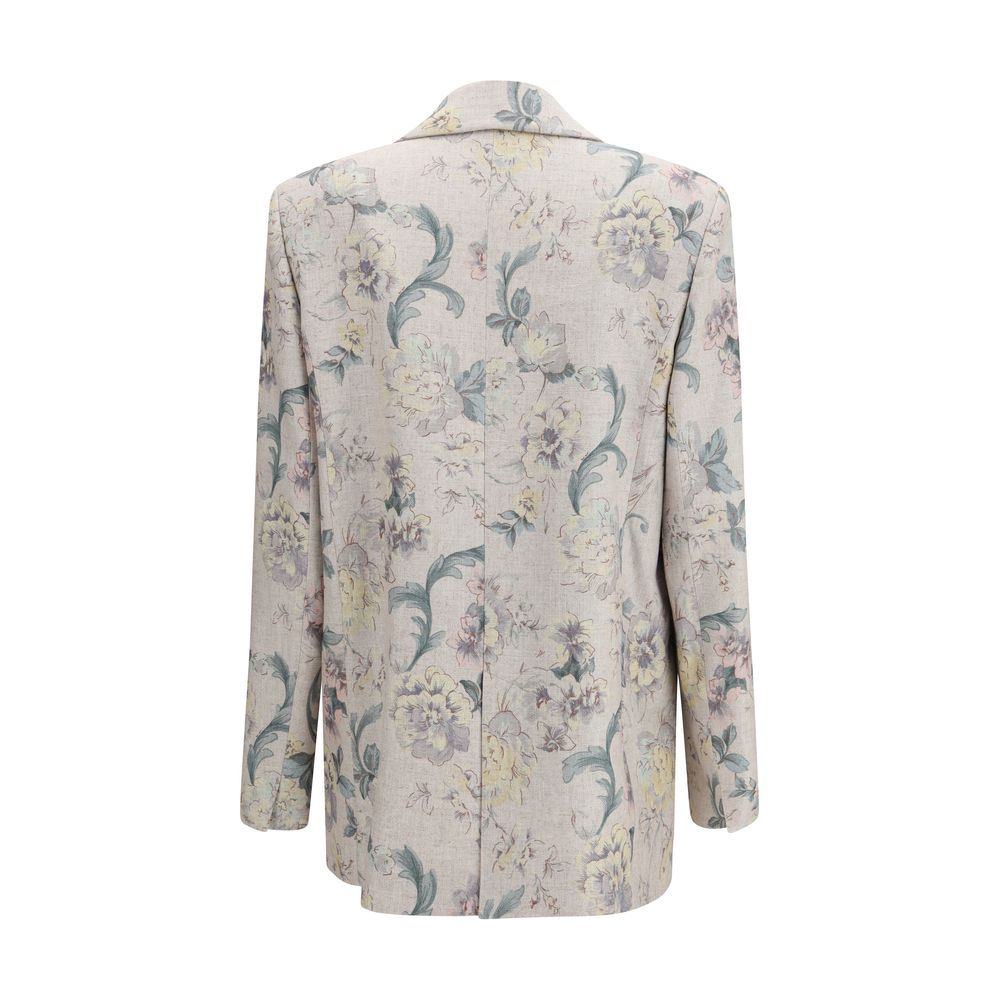 Forte_Forte Multicolor Viscose Full-Length Jacket