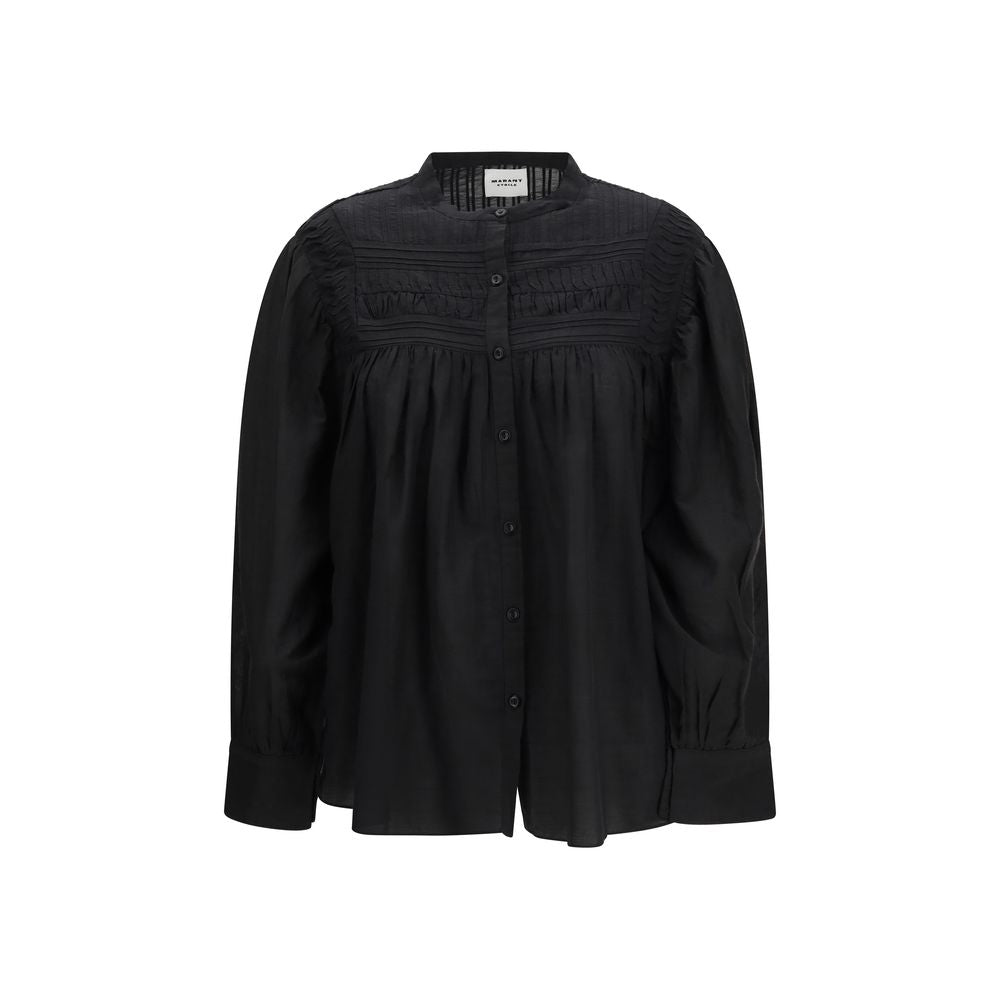 Isabel Marant Étoile Black Cotton Dress Shirt