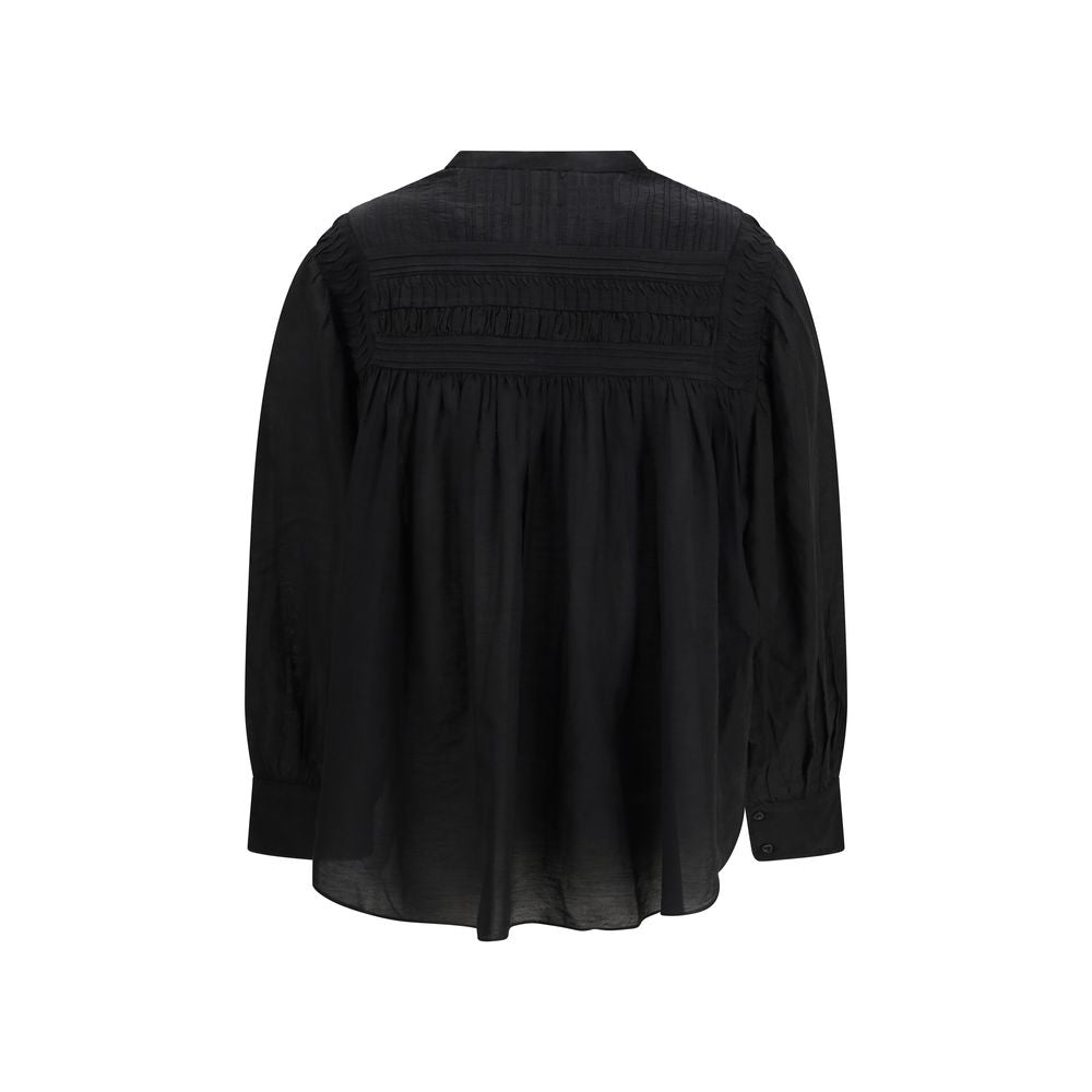 Isabel Marant Étoile Black Cotton Dress Shirt