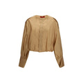 The Latest Beige Lycra Blouse