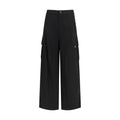 PINKO Black Cotton Cargo Pants