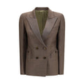 Blazé Milano Brown Wool Blazer