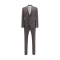 Dsquared² Gray Wool Two-Piece Suit