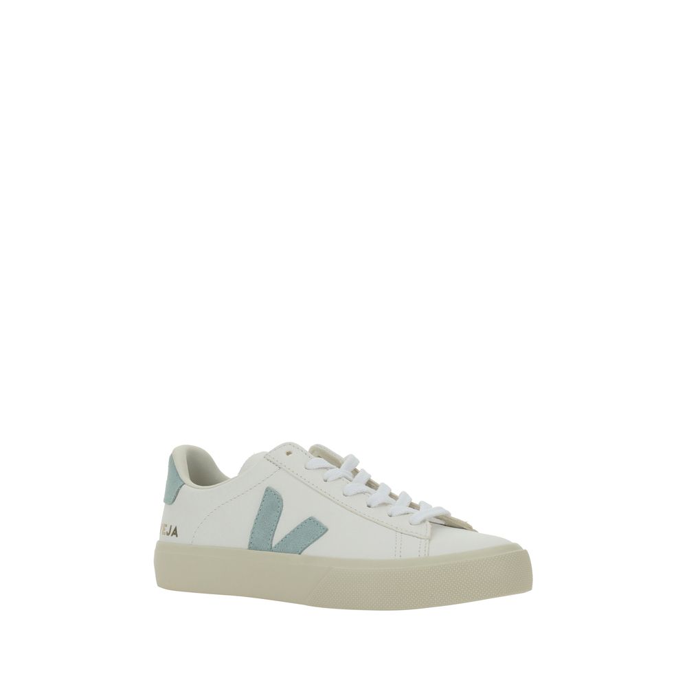 Veja White Calf Leather Bos Taurus Sneakers