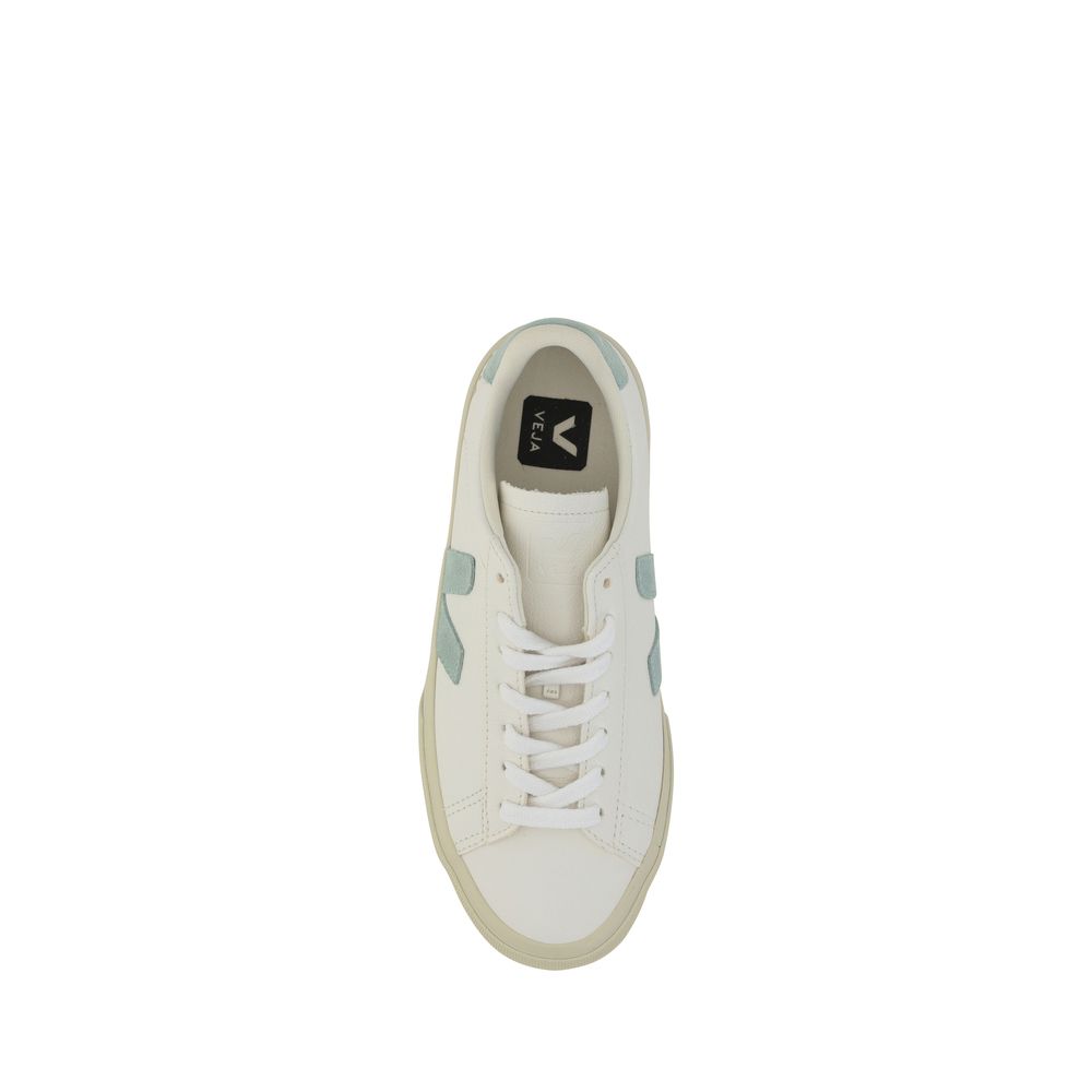 Veja White Calf Leather Bos Taurus Sneakers