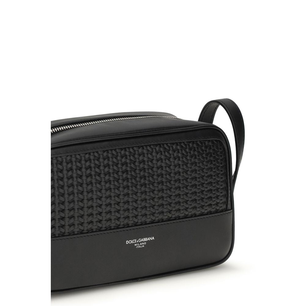 Dolce & Gabbana Black Calf Leather Bos Taurus Other Accessories
