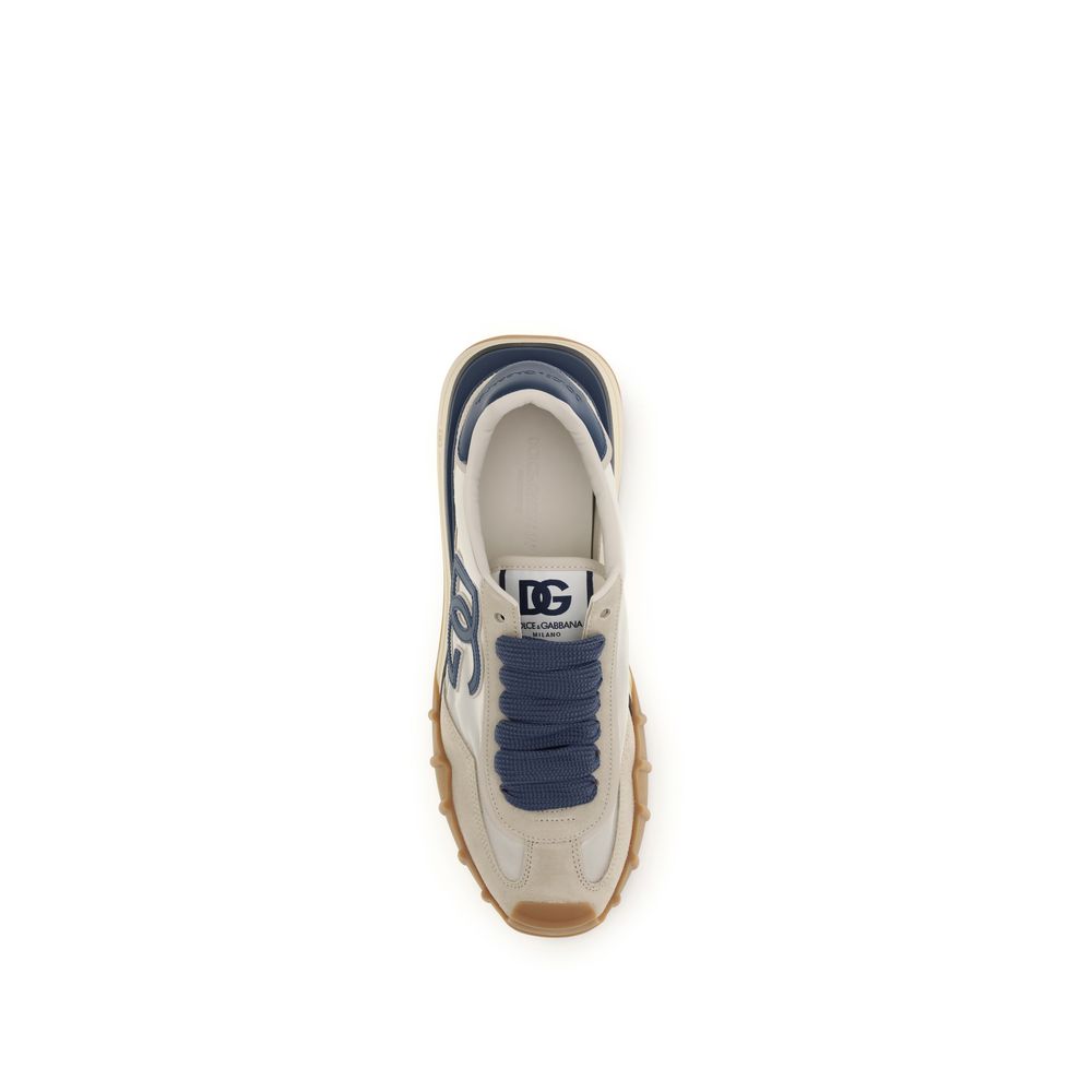 Dolce & Gabbana Multicolor Calf Leather Bos Taurus Athletic Sneakers