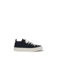 Brunello Cucinelli Blue Cotton Low Top Sneakers