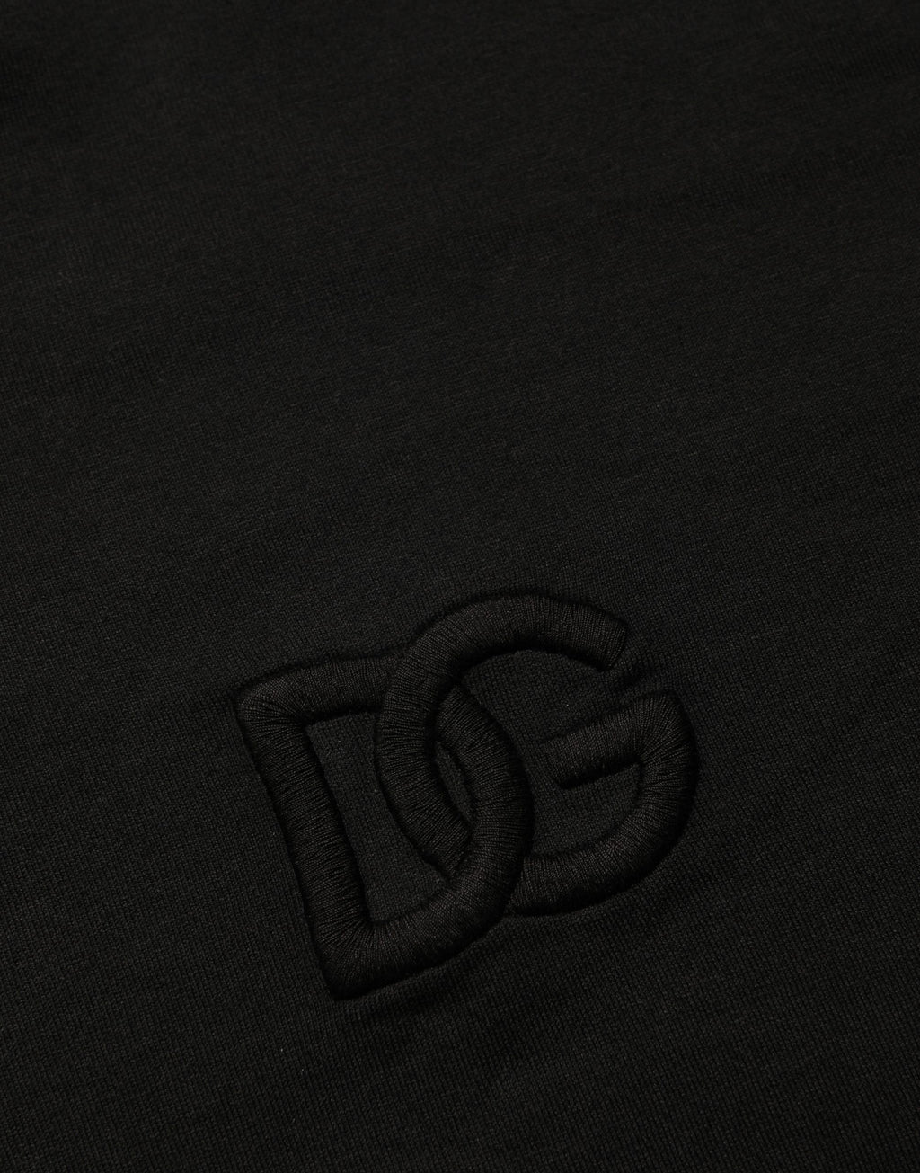 Dolce & Gabbana Black Cotton Short Sleeves Crew Neck  T-shirt