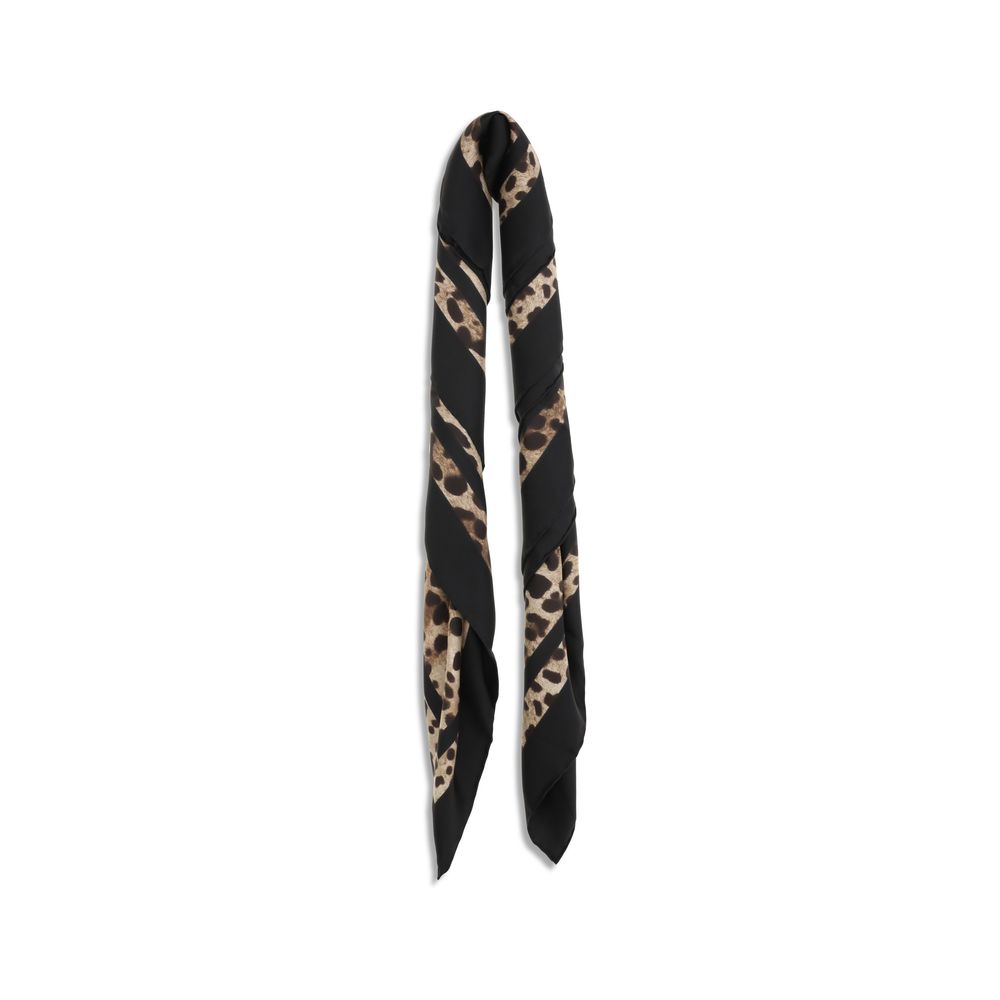 Dolce & Gabbana Multicolor Silk Scarf