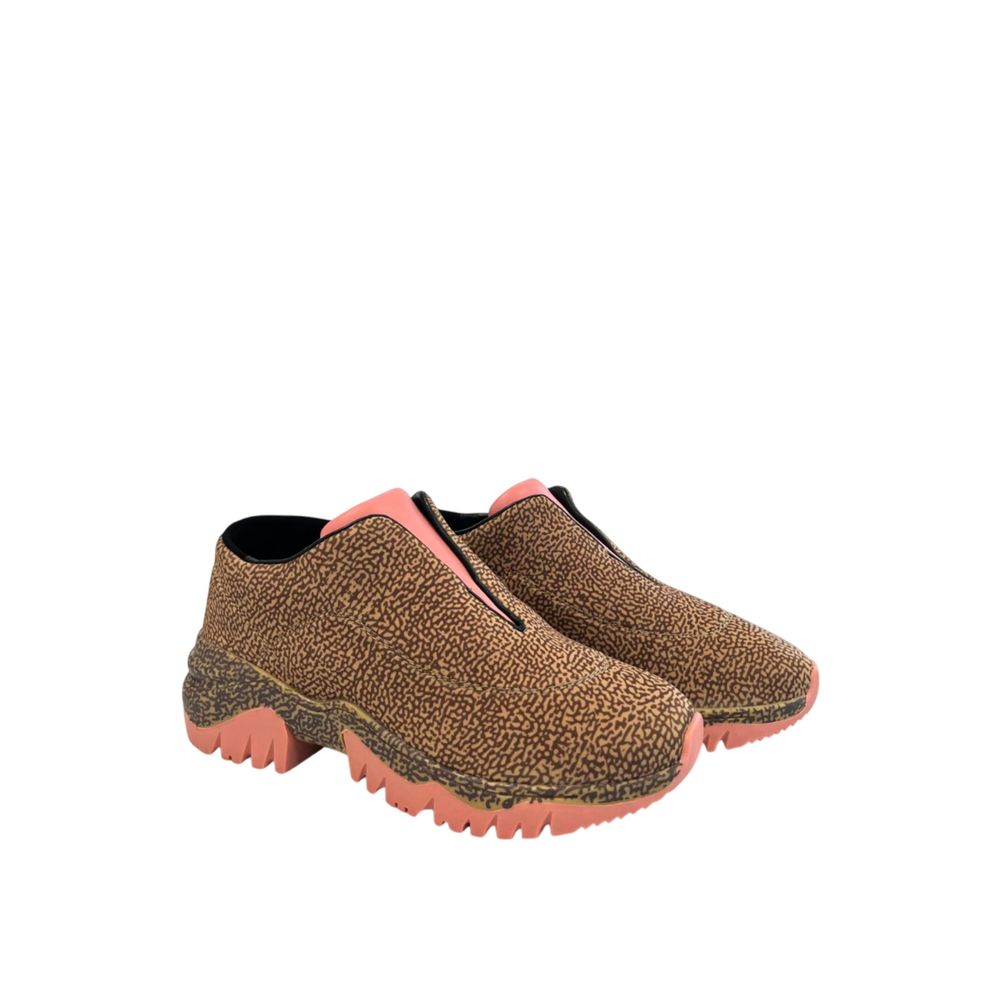 Borbonese Beige Leather Women's Sneaker