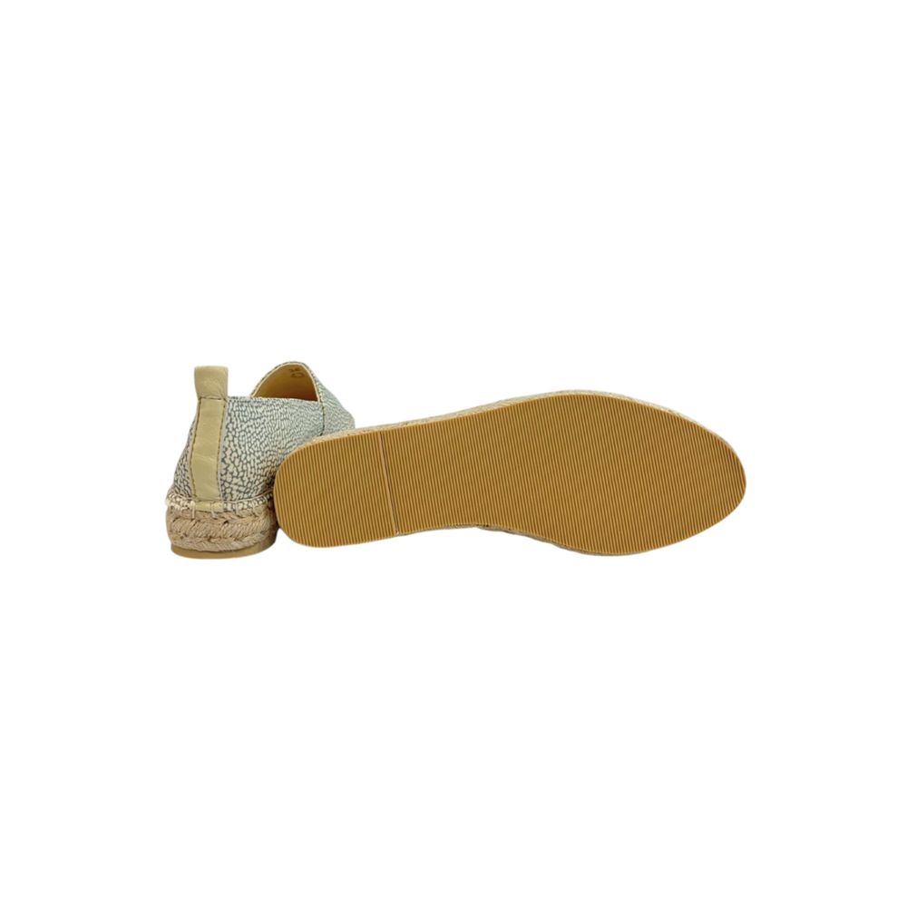 Borbonese Green Textile Women Sandal