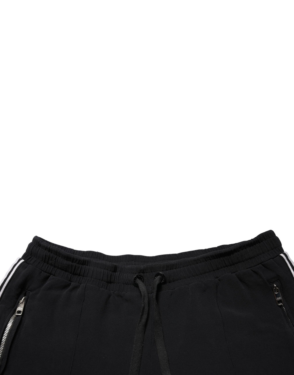 Dolce & Gabbana Black Viscose Mid Waist Cropped Women Pants