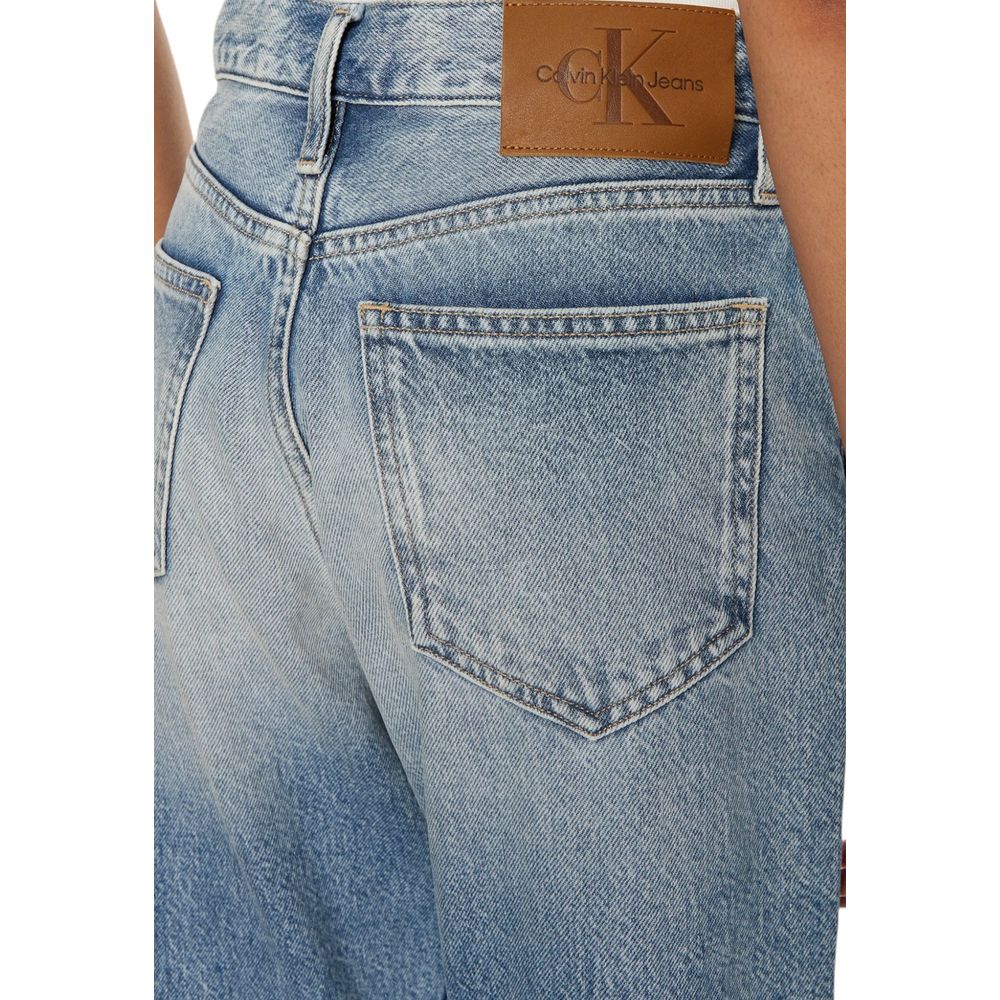Calvin Klein Jeans Light Blue Cotton Skinny Jeans