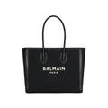Balmain Black Cotton Tote Bag