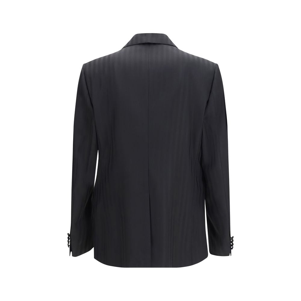 Dolce & Gabbana Black Wool Oves Aries Blazer
