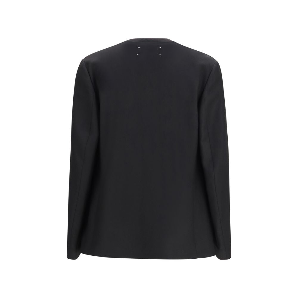 Maison Margiela Black Wool Oves Aries Blazer