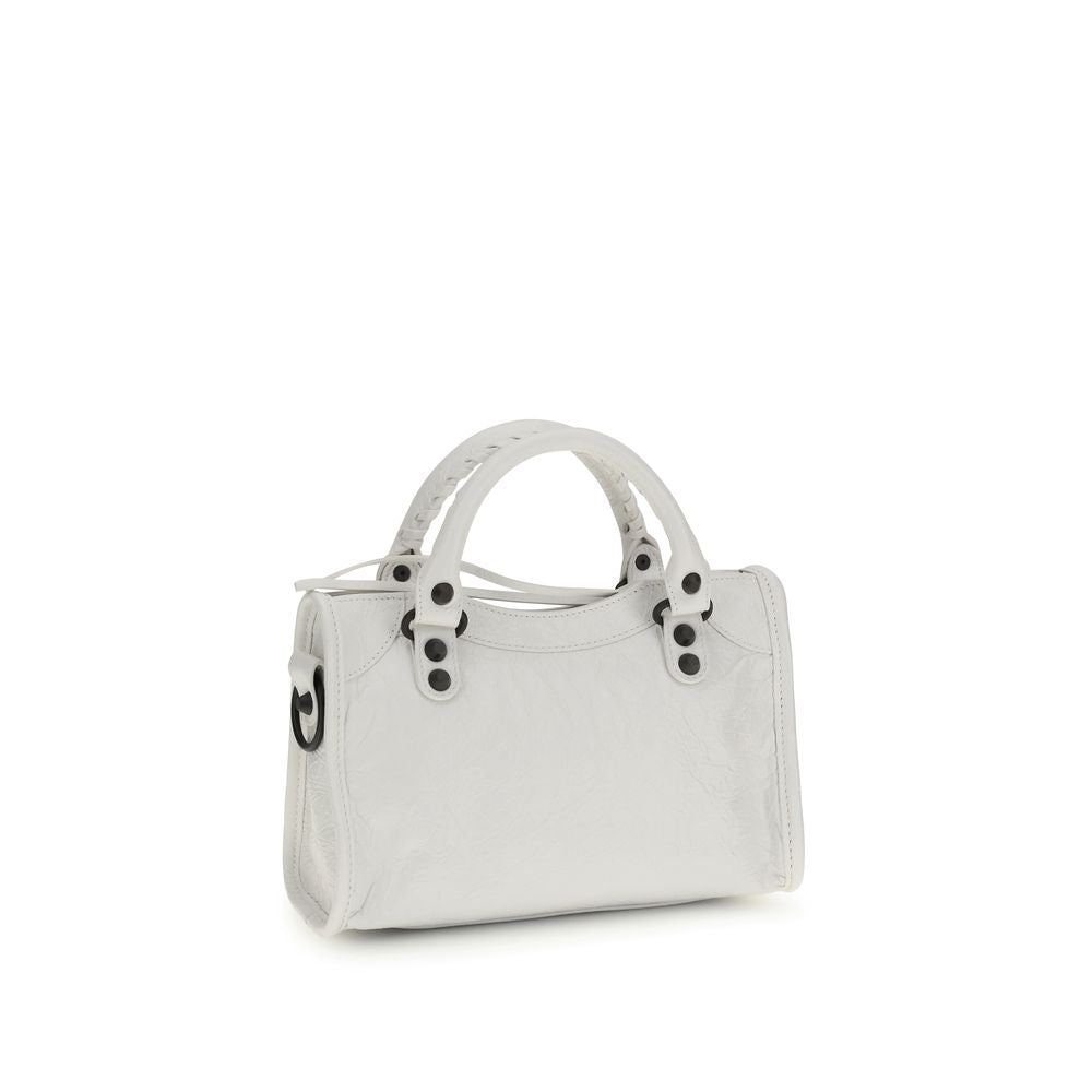 Balenciaga White Lamb Ovis Aries Aries Handbag