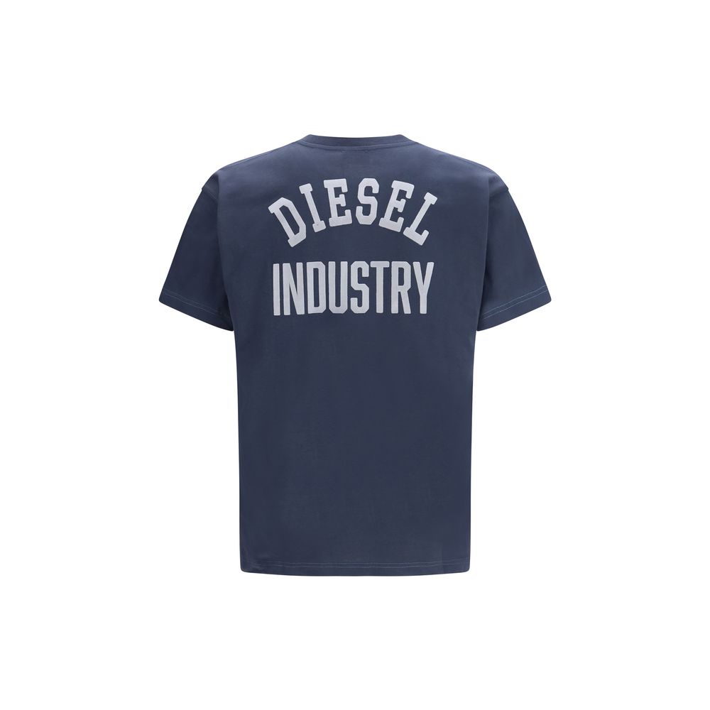 Diesel Blue Cotton T-Shirt