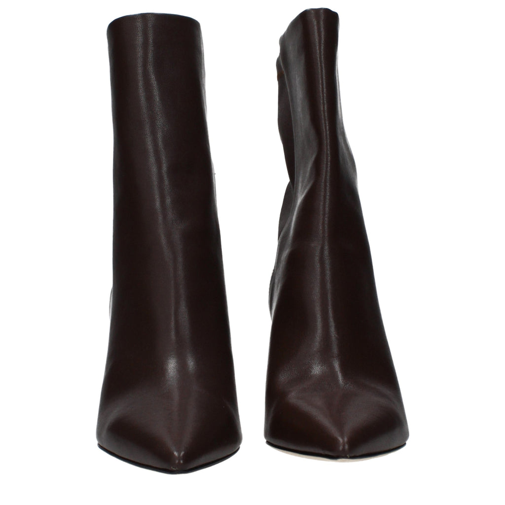 Stuart Weitzman Brown Leather Ankle Boots