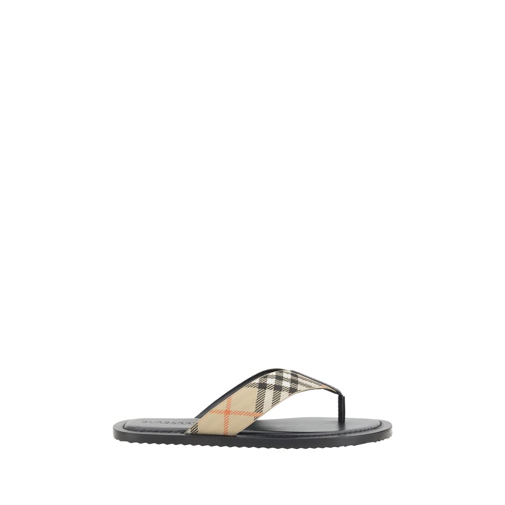 Burberry Multicolor Polyamide Flat Sandals