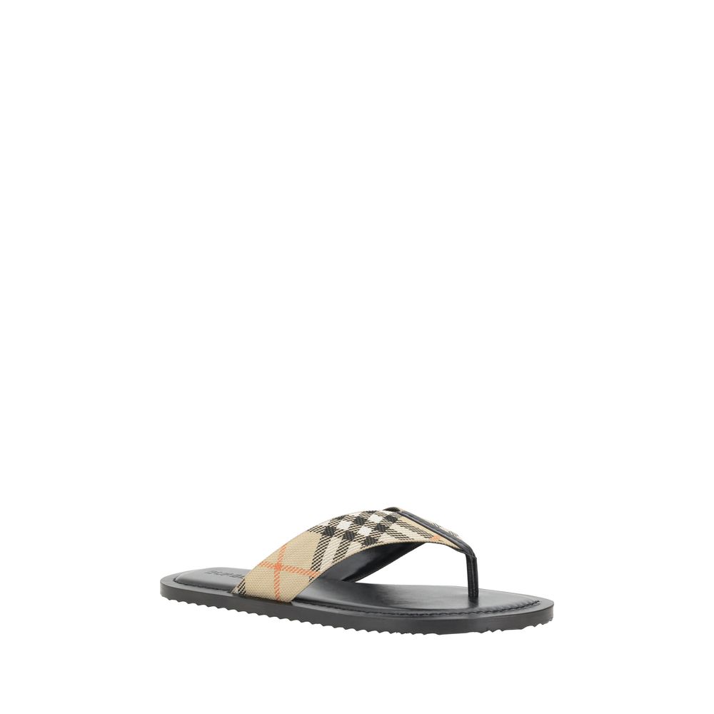 Burberry Multicolor Polyamide Flat Sandals