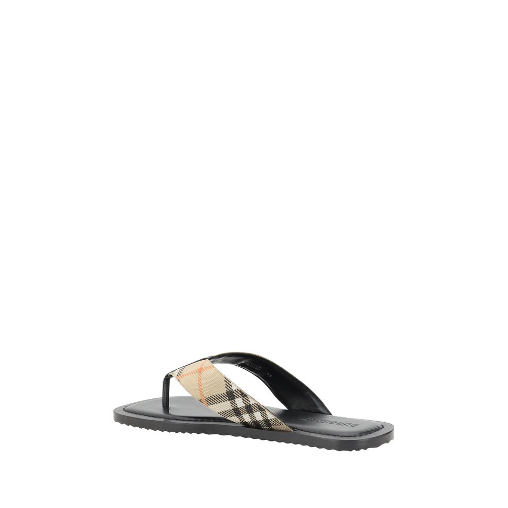 Burberry Multicolor Polyamide Flat Sandals