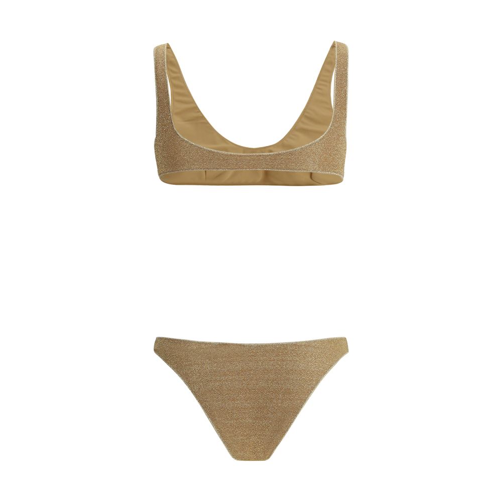 Oséree Gold Polyamide Bikini