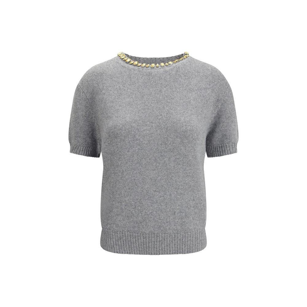 Prada Gray Cashmere Sweater