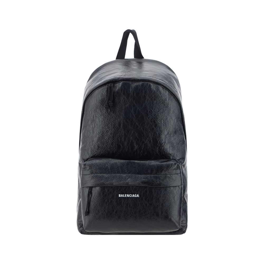 Balenciaga Black Lamb Ovis Aries Aries Backpack