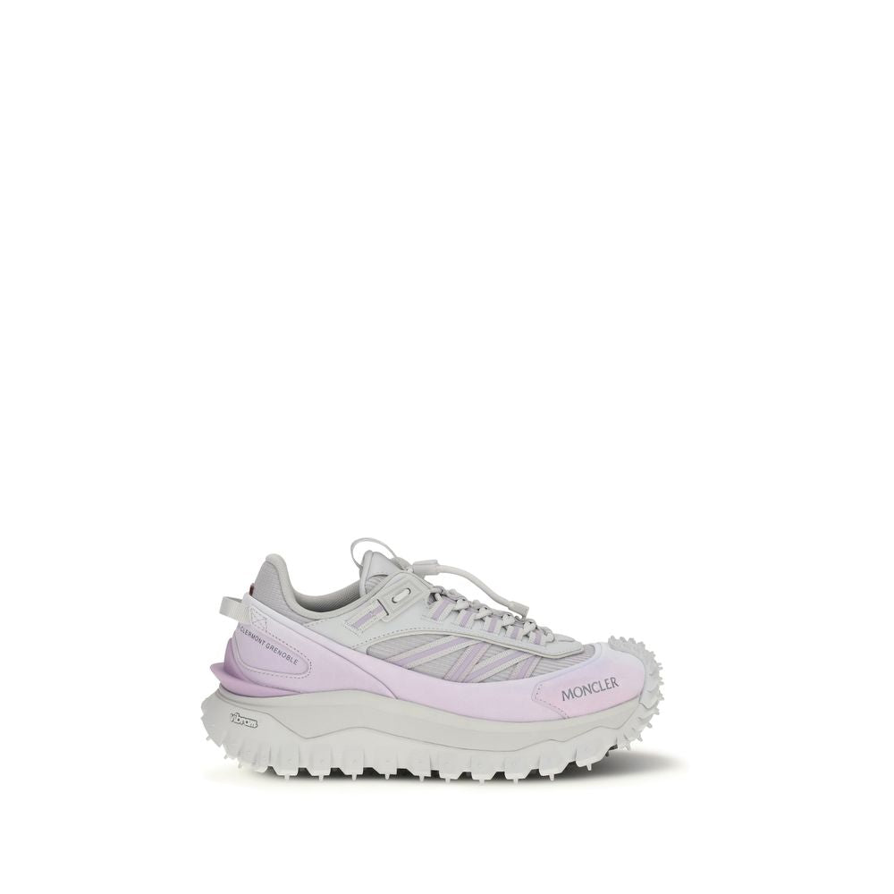 Moncler Purple Polyester Athletic Sneakers