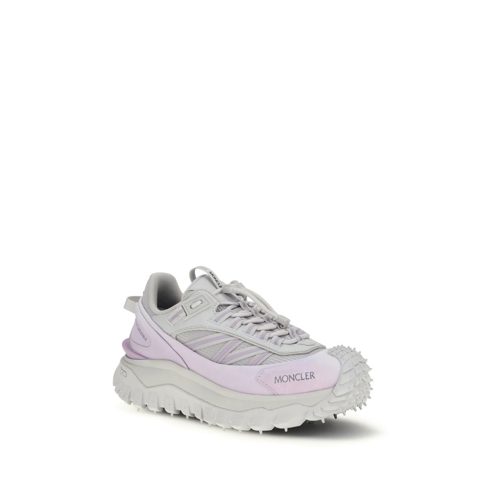 Moncler Purple Polyester Athletic Sneakers