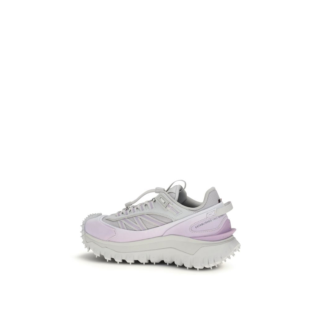 Moncler Purple Polyester Athletic Sneakers