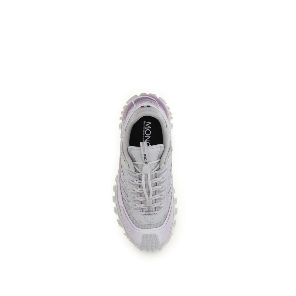 Moncler Purple Polyester Athletic Sneakers