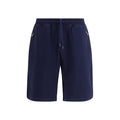 Brunello Cucinelli Blue Cotton Bermuda Shorts