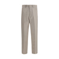 Brunello Cucinelli Beige Cotton Dress Pants