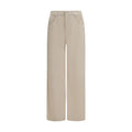 Brunello Cucinelli Beige Cotton Casual Pants