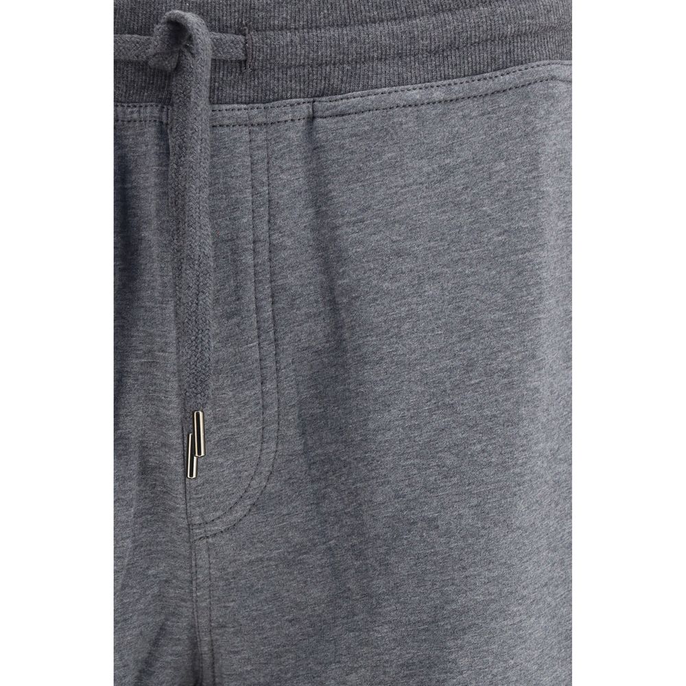 Brunello Cucinelli Gray Cotton Casual Pants
