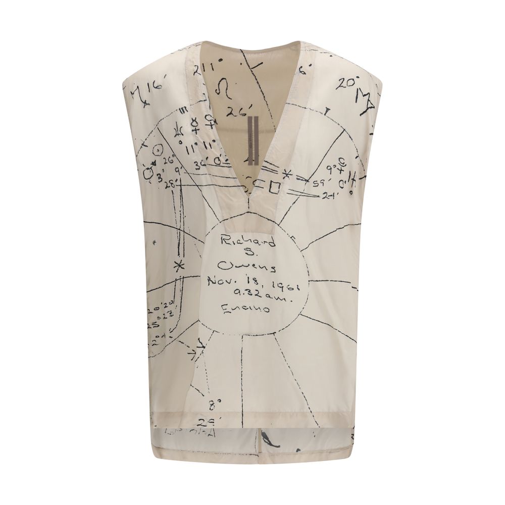 Rick Owens Beige Viscose Shirt