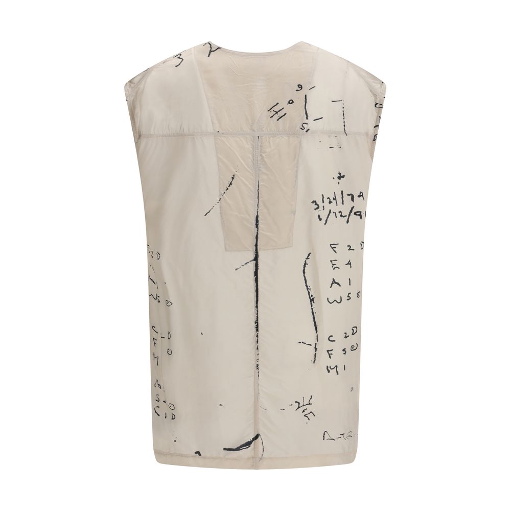Rick Owens Beige Viscose Shirt