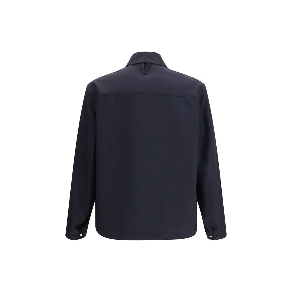 Valstar Blue Wool Oves Aries Full-Length Jacket