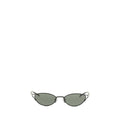 Alexander McQueen Black Metal Sunglasses