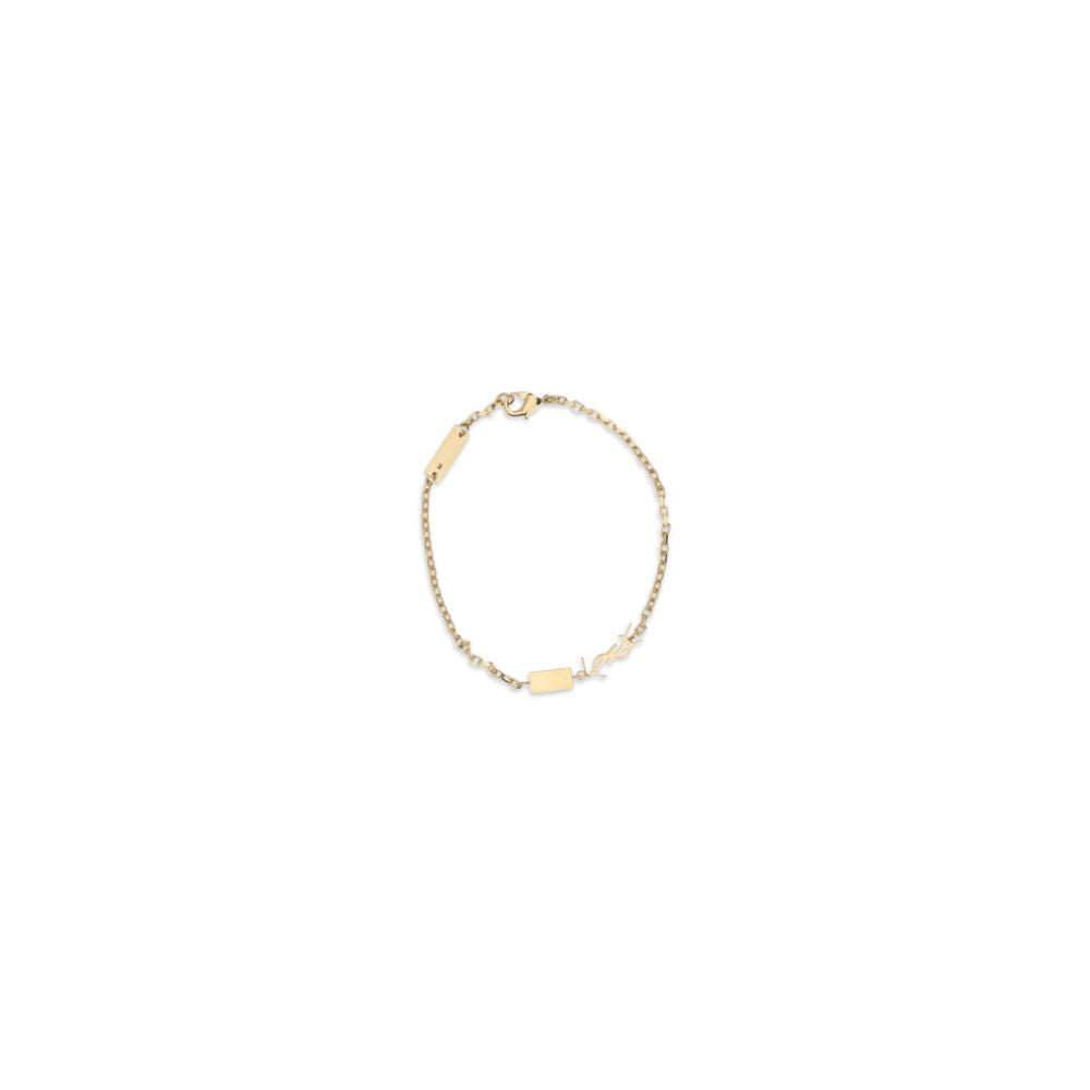 Saint Laurent Gold Brass Bracelet
