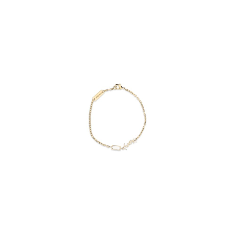 Saint Laurent Gold Brass Bracelet