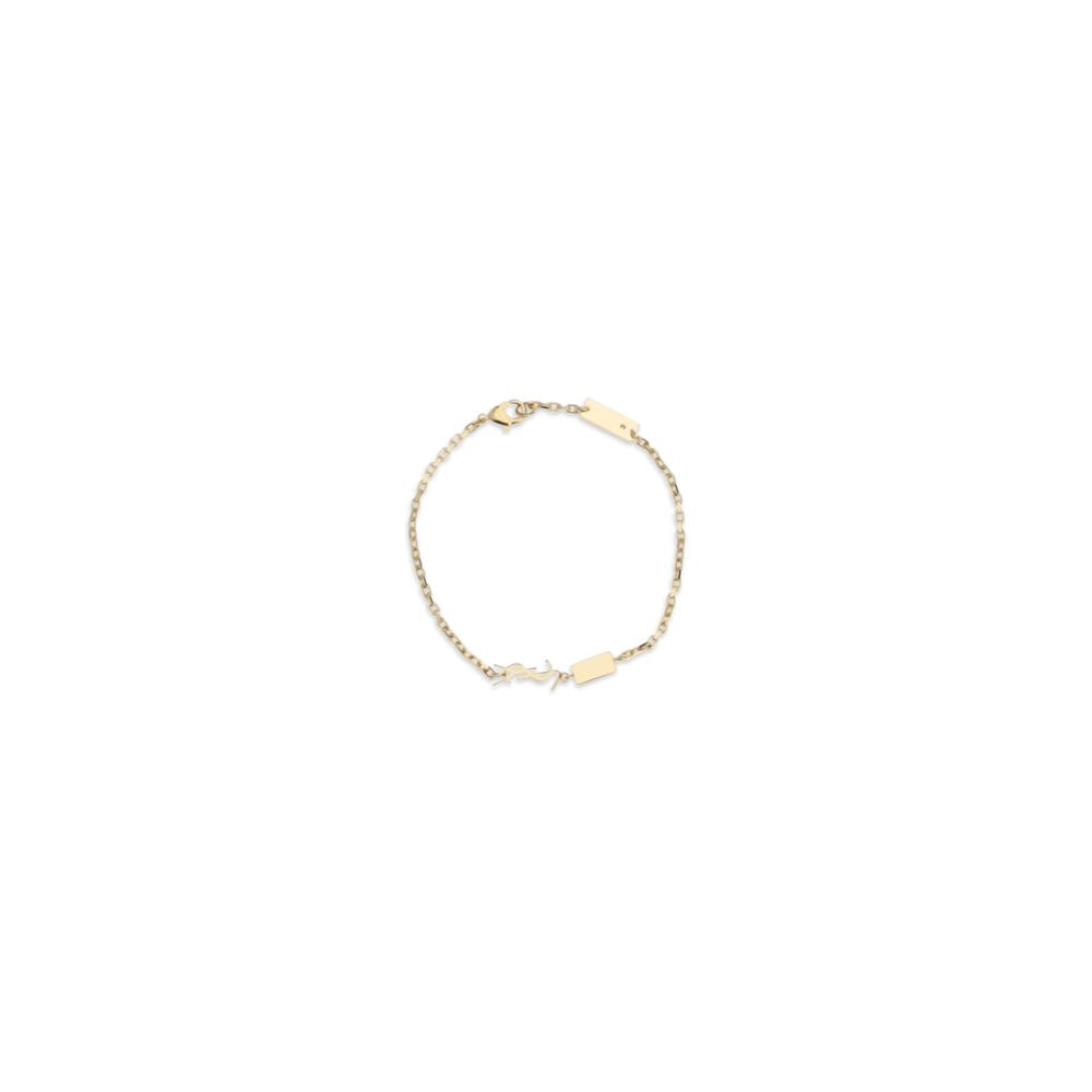 Saint Laurent Gold Brass Bracelet