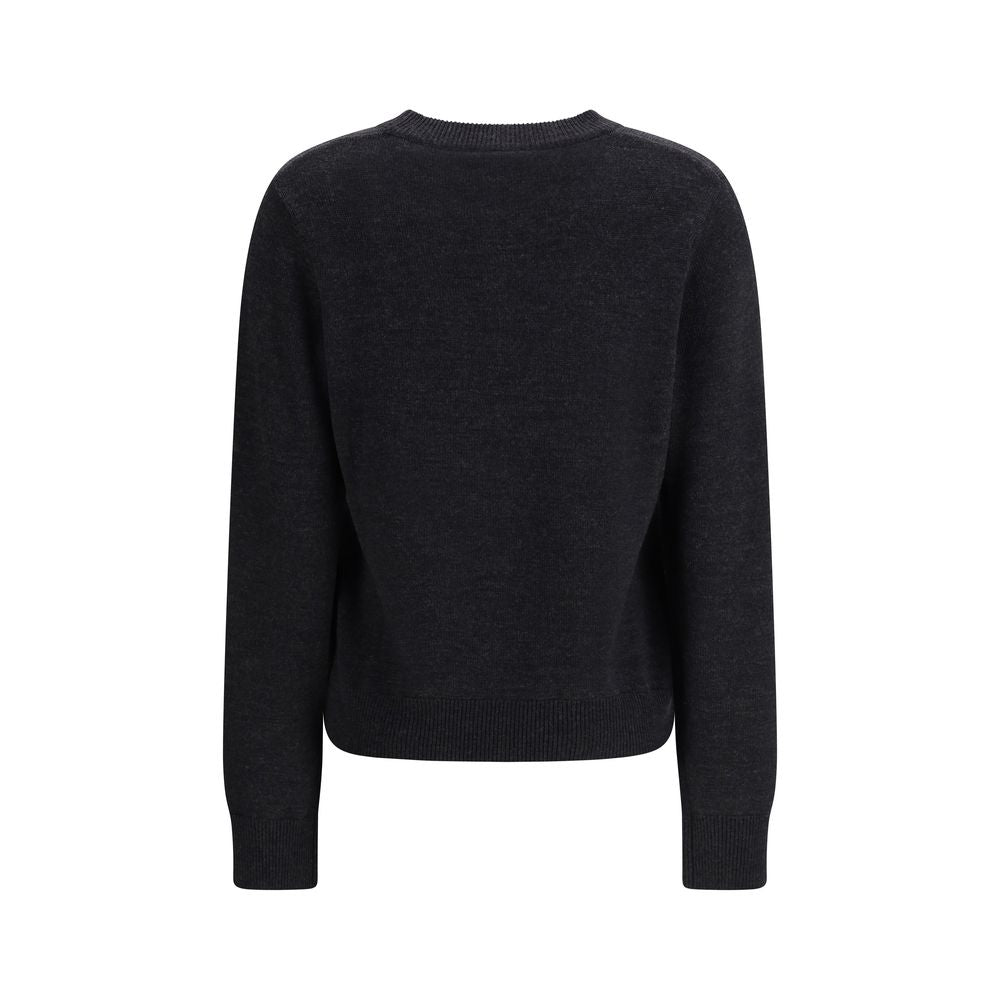 Ganni Gray Wool Oves Aries Sweatshirt
