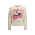 Ganni Beige Wool Oves Aries Sweatshirt