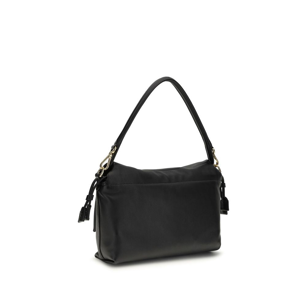 Fendi Black Lamb Ovis Aries Aries Shoulder Bag