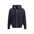 Moose Knuckles Black Nylon Bomber